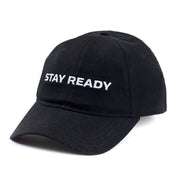 Stay Ready Black Dad Hat