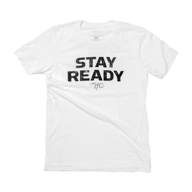Stay Ready White Tee